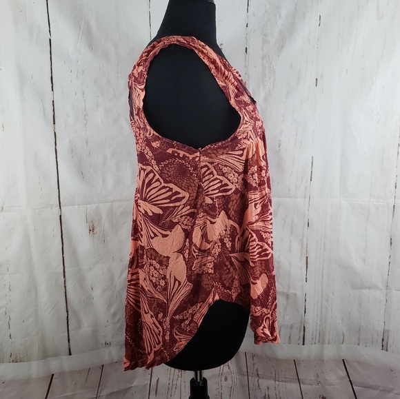 Free People Sugar Cane Criss Cross Tank Sz L NWT - Picture 3 of 8